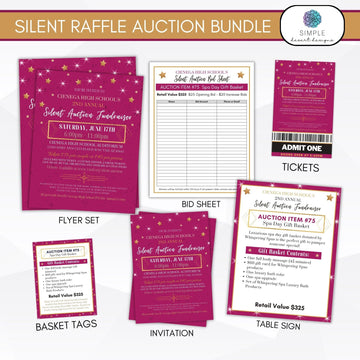 silent auction fundraiser bundle